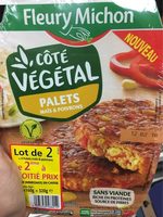 Coté vegetal palets mais poivrons