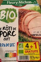 Le roti de porc cuit