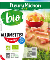 Allumettes - Fumées -25% de sel* - BIO