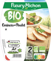 Emincés de poulet - 25% de sel* - BIO