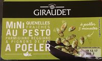 Mini quenelles fraiches au pesto, parmigiano reggiano & pignons de pin à poêler
