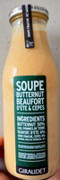 Soupe butternut beaufort d'été & cèpes