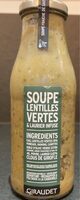 Soupe lentilles vertes