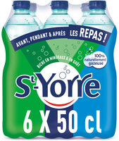 ST YORRE Eau Minérale Naturelle Naturellement Gazeuse 6 x 0.50L