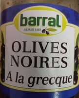 Olives noires a la grecque