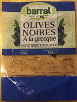 Olives noires a la grecque