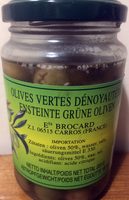Olives vertes dénoyautées