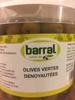 Olives vertes dénoyautées