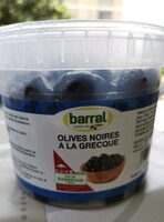 Olives noires à la grecque