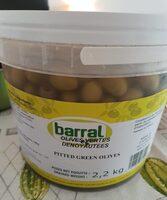 Olives vertes dénoyautées
