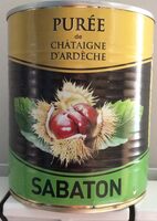 Purée de châtaigne d’Ardèche