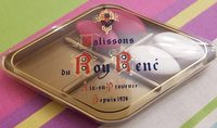 Petits calissons nature et à la framboise