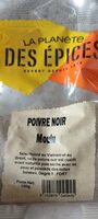 Poivre noir moulu