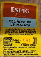 Sel rose de l'himalaya