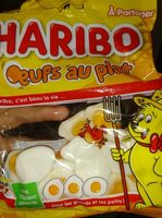 Haribo oeufs au plat