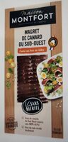 Magret de canard du Sud-Ouest Fumé au bois de hêtre Montfort