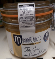 Foie gras de canard entier
