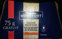 Bloc de foie gras de canard avec 30% de morceaux