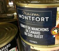 Confit de manchons de canard du Sud ouest