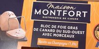 Bloc de foie gras de canard du sud-ouest