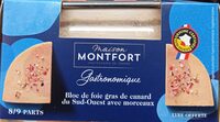 Bloc de foie gras de canard du Sud-Ouest avec morceaux