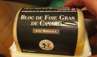 Bloc de Foie gras de canard avec morceaux