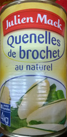 Quenelles de brochet au naturel