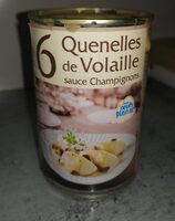 Quenelle de volaille sauce champignon