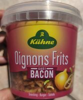 Oignons frits goût bacon