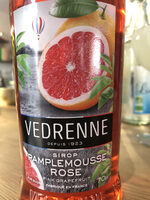 Sirop De Pamplemousse Rose Vedrenne - 100CL