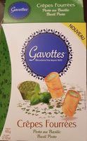 Crêpes fourrées Pesto au Basilic