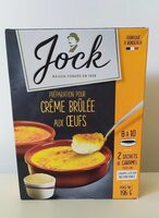 Jock, Preparation pour creme brulee aux oeufs
