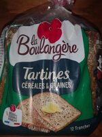 Tartines céréales et graines