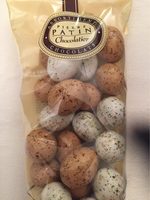 Assortiment d'oeufs au praliné
