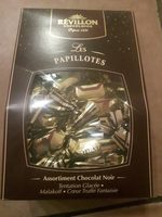 Assortiment chocolat noir papillotes