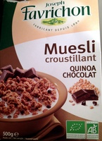Muesli croustillant quinoa chocolat
