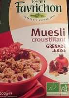 Muesli Croustillant Grenade Cerise