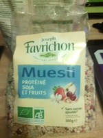 Joseph Favrichon Muesli Protéiné soja & fruits