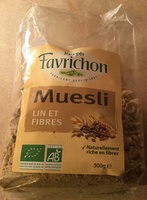 Muesli lin et fibres - céréales