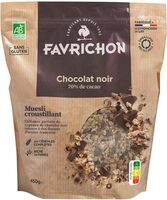 Muesli Croustillant Chocolat noir 70%