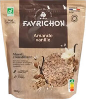 Muesli croustillant Amande vanille