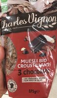 Muesli bio croustillant 3 chocolats