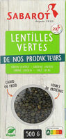 Lentilles vertes