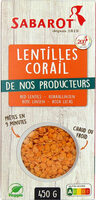 Lentilles corail