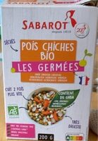 Pois chiches germés