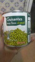 Guisantes muy finos al natural