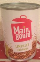Lentilles cuisinées
