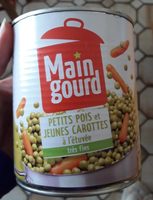 Petits pois  et jeunes carottes