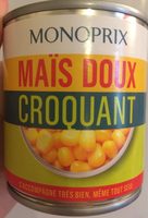 Maïs doux croquant