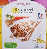 Porc au caramel et son riz Cantonais